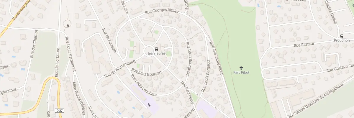 Plan du 16 Rue Jules Bourcart à Montbéliard