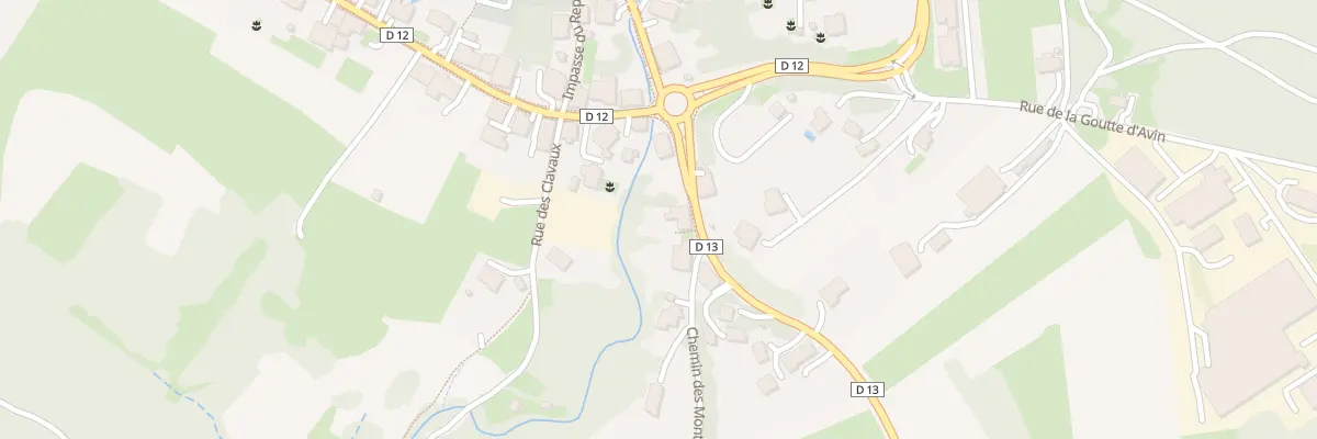 Plan du 6 Rue de Belfort à Auxelles-Bas