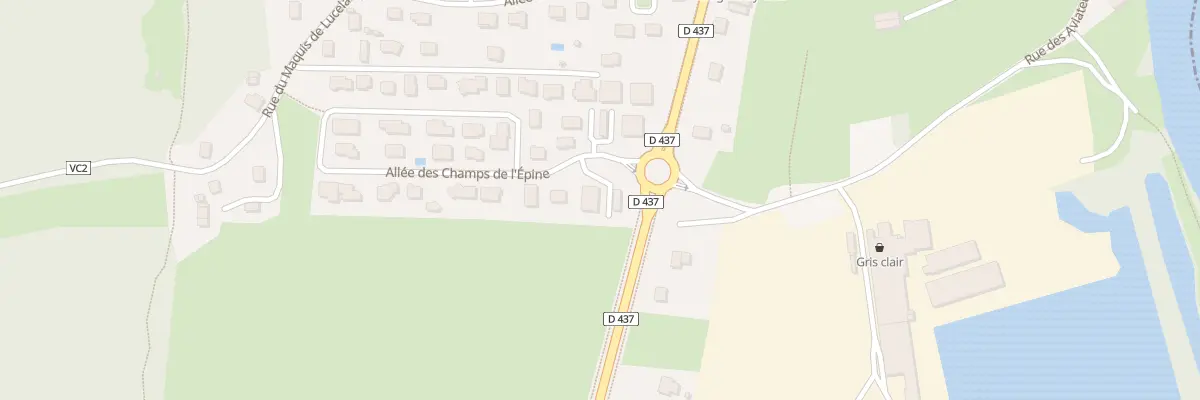 Plan du 56F All des Champs de l’Épine à Mathay