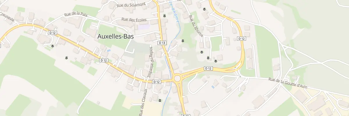 Plan du 4 Rue du Chateau à Auxelles-Bas