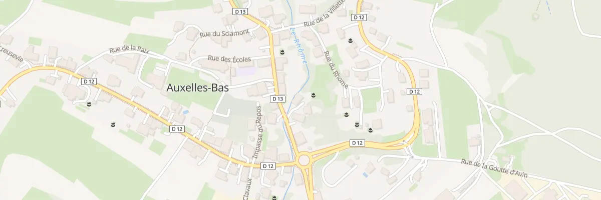 Plan du 8 Rue du Chateau à Auxelles-Bas