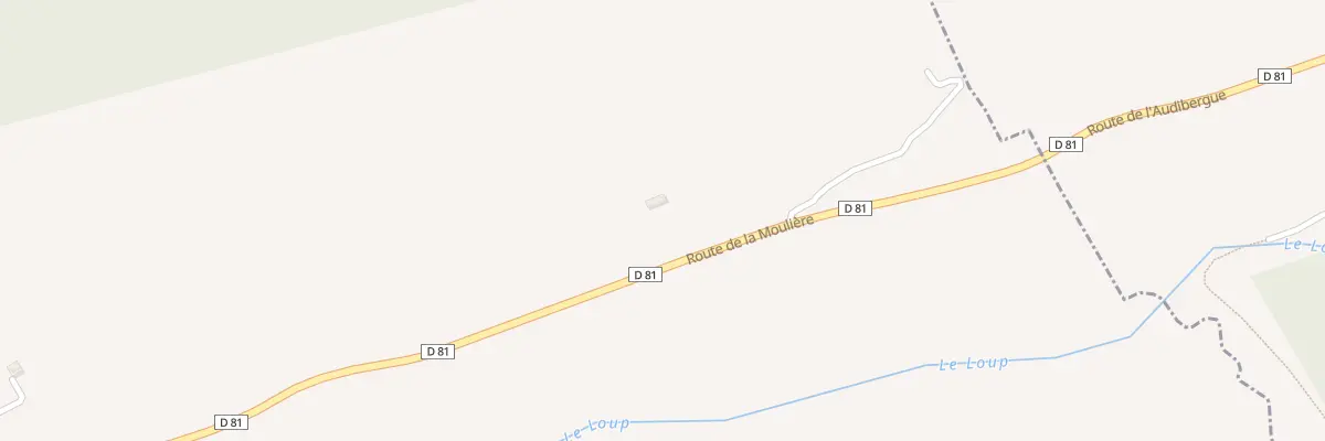 Plan du 7203 Rte de la Moulière à Caille