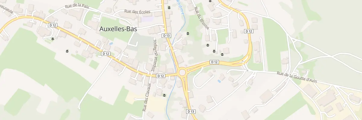 Plan du 2 Rue du Chateau à Auxelles-Bas