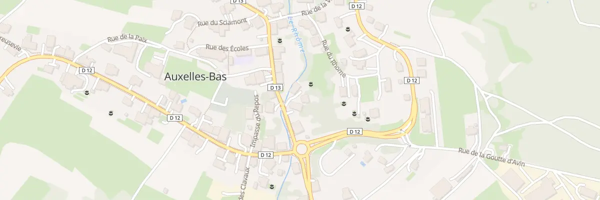 Plan du 6 Rue du Chateau à Auxelles-Bas