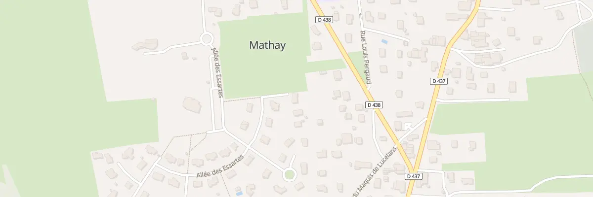 Plan du 12 All des Sapins à Mathay