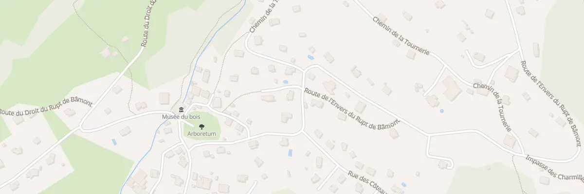 Plan du 253 Rte de l’Envers Rupt de Bamont à Saulxures-sur-Moselotte