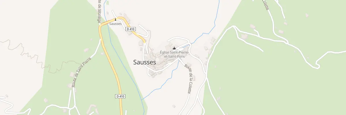 Plan du 7632 Le Village à Sausses