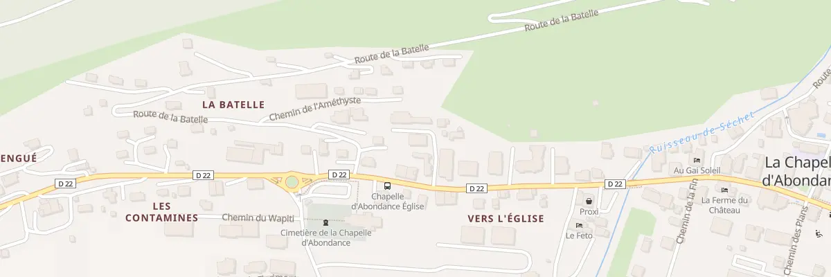 Plan du 102 Che de l’Armoise à La Chapelle-d’Abondance