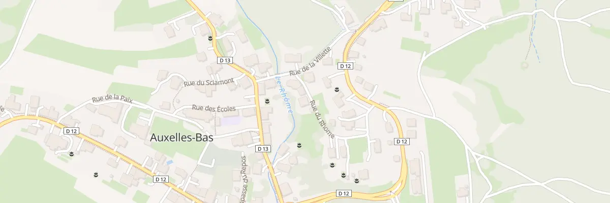 Plan du 4 Rue du Rhome à Auxelles-Bas