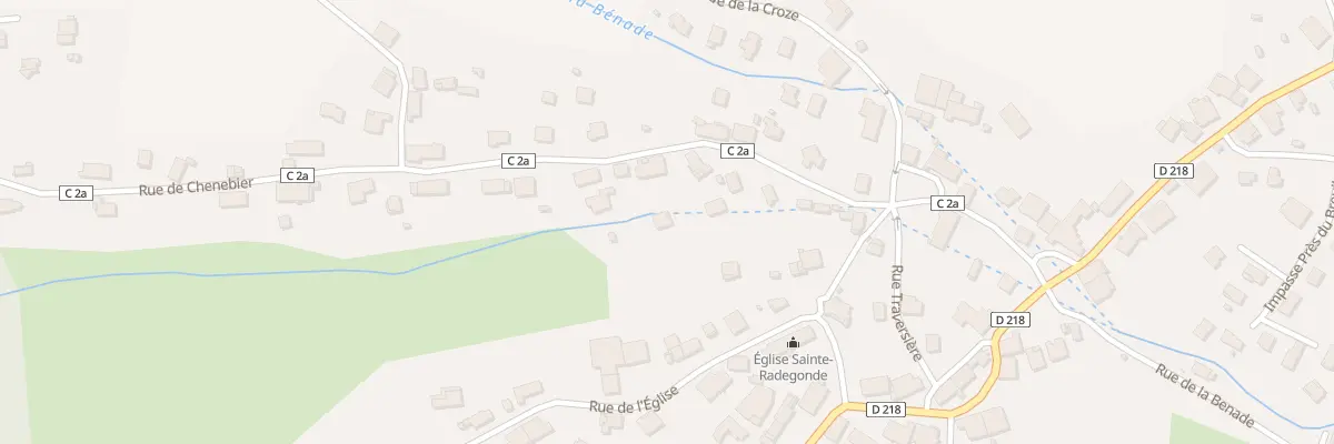 Plan du 11 Rue de Chenebier à Châlonvillars