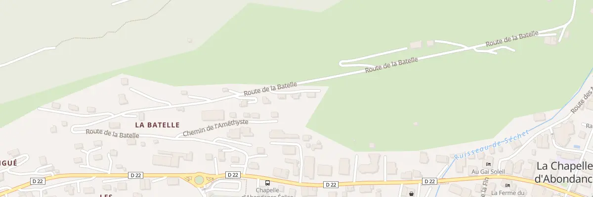 Plan du 680 Rte de la Batelle à La Chapelle-d’Abondance