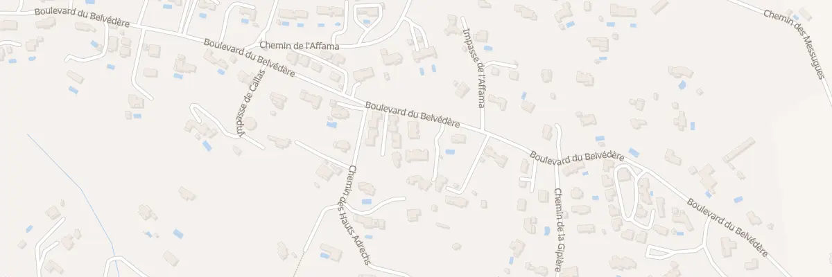 Plan du 1042 Rue du Belvédère à Montauroux