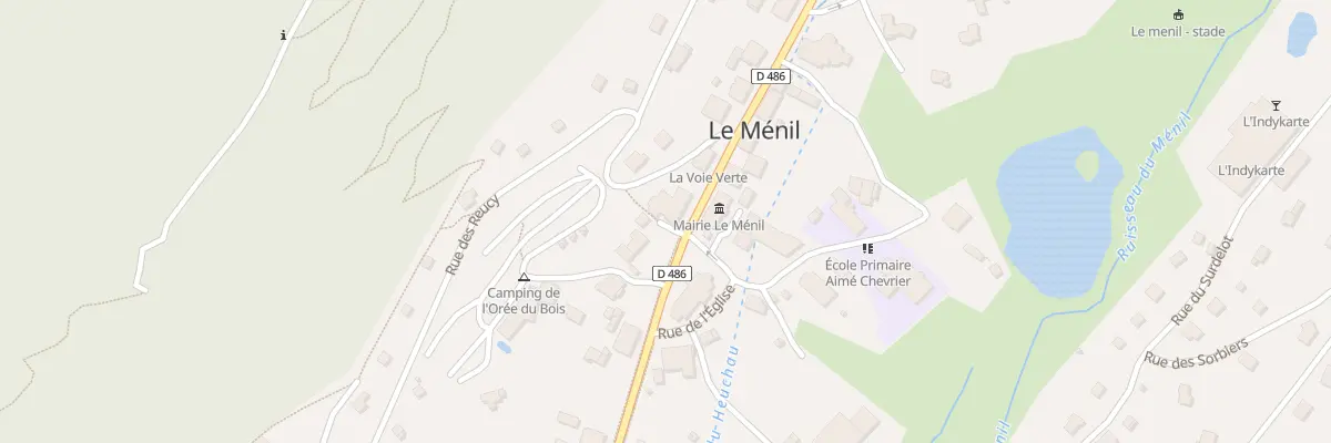 Plan du 55 Grande Rue au Ménil
