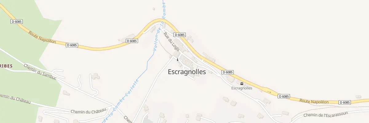 Plan du 5053 Le Logis à Escragnolles