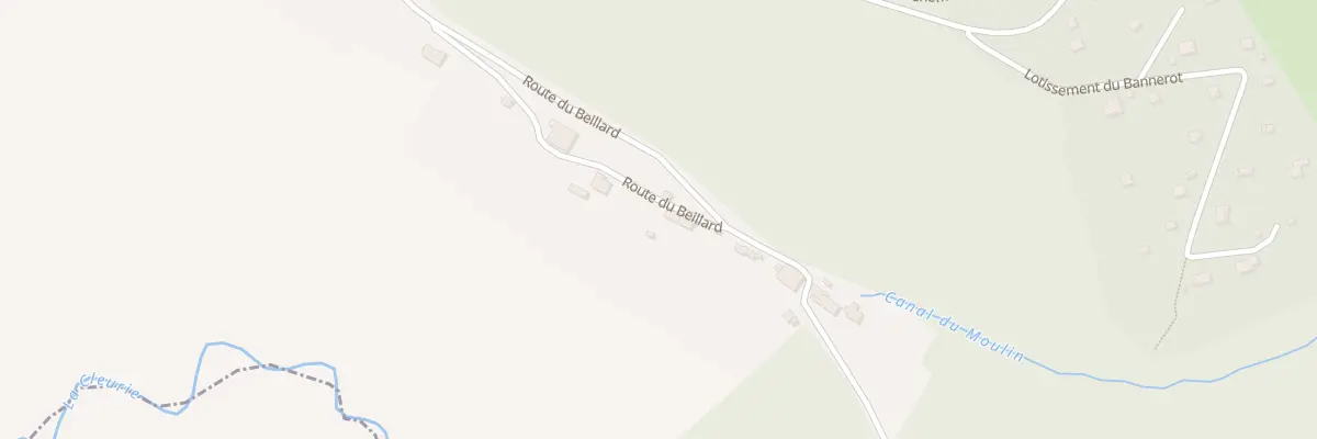 Plan du 29 Rte du Beillard à Liézey