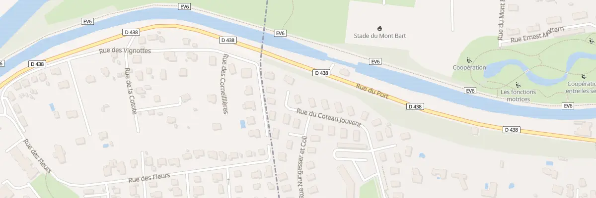 Plan du 80 Rue du Coteau Jouvent à Montbéliard