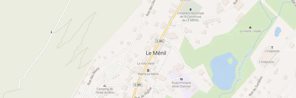 Plan du 61 Grande Rue au Ménil