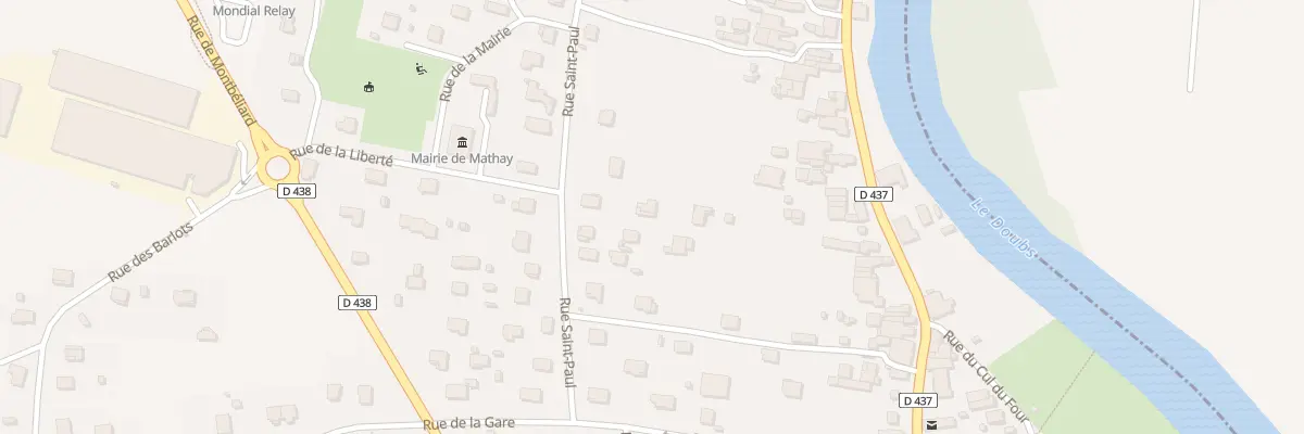 Plan du 164 Rue de Saint Paul à Mathay