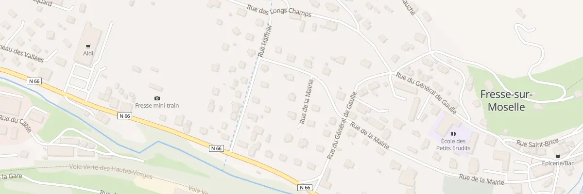 Plan du 27 Rue de la Mairie à Fresse-sur-Moselle