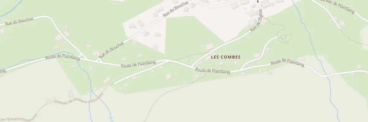 Plan du 7 Rte de Plainfaing à Rochesson