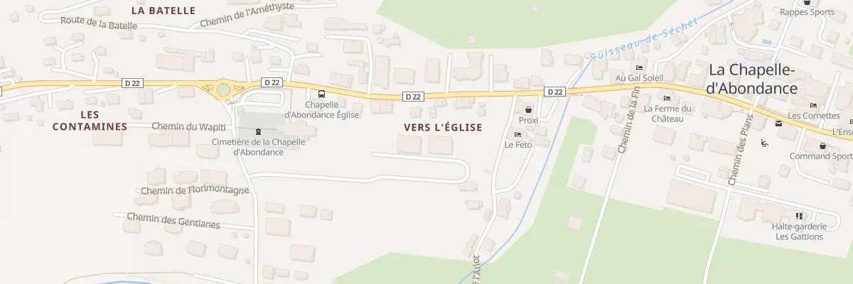 Plan du 288 Che des Fermes de Jules à La Chapelle-d’Abondance