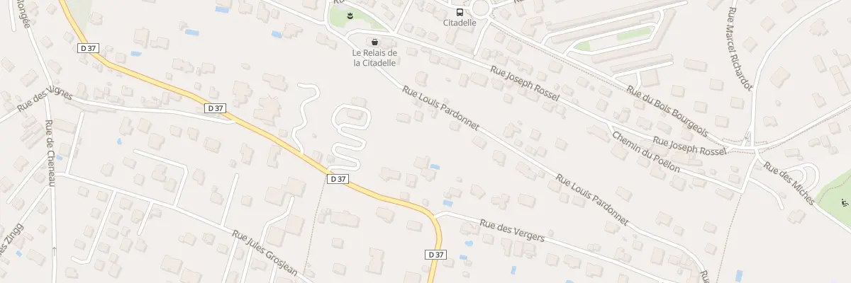 Plan du 47 Rue Louis Pardonnet à Montbéliard