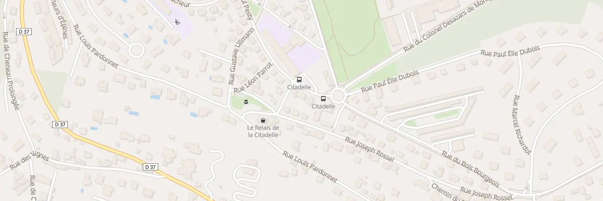 Plan du 3 Rue Paul Pesty à Montbéliard