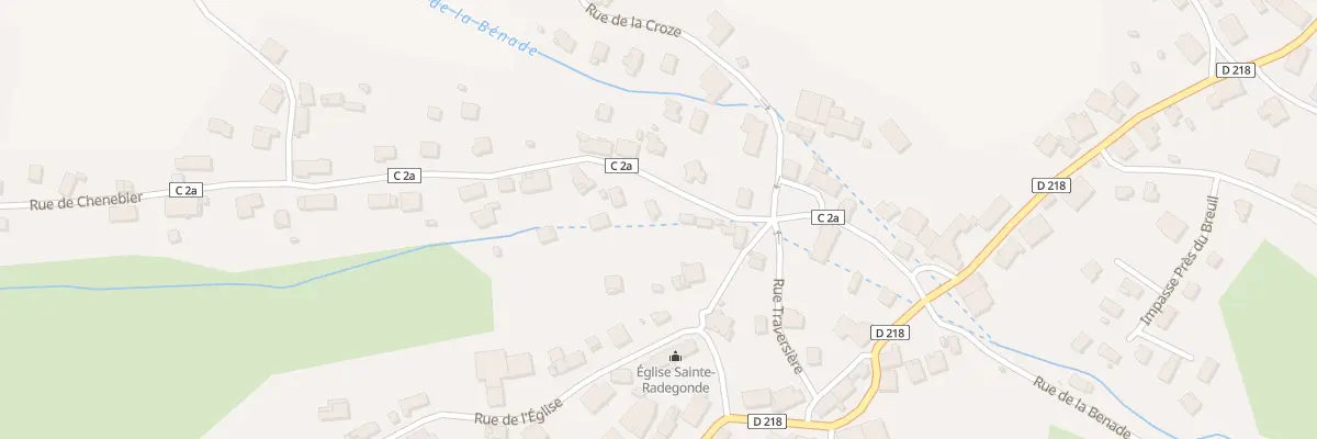 Plan du 9 Rue de Chenebier à Châlonvillars
