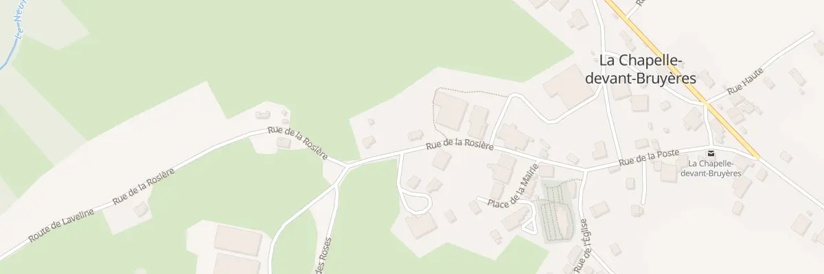 Plan du 138 Rue de la Rosière à La Chapelle-devant-Bruyères