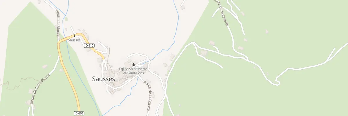 Plan du 5005 Les Colettes à Sausses