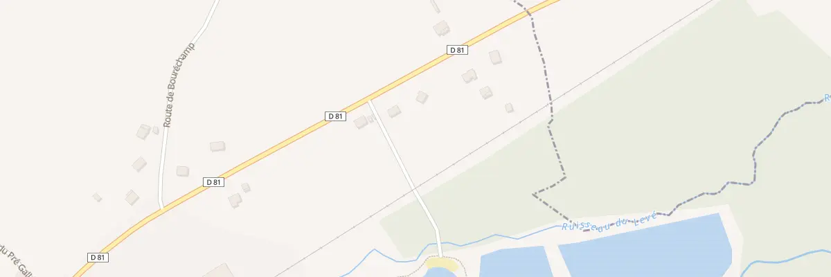 Plan du 546 Rte de les Poulieres à La Chapelle-devant-Bruyères