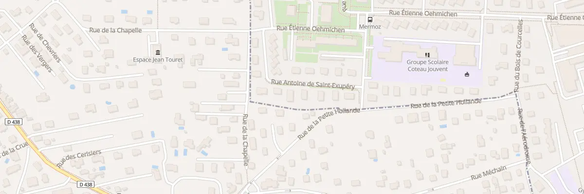 Plan du 12 Rue Antoine de St Exupery à Montbéliard