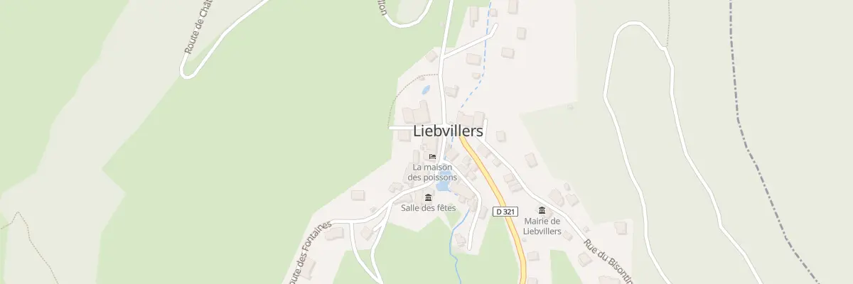 Plan du 2 Rte des Fontaines à Liebvillers