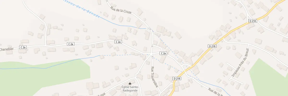 Plan du 12 Rue de Chenebier à Châlonvillars