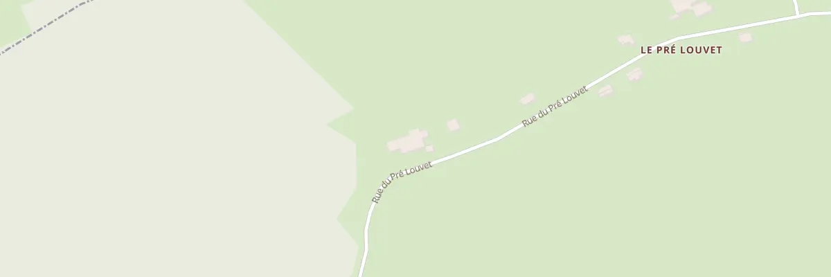 Plan du 5016 Pre Louvet du Bas aux Écorces