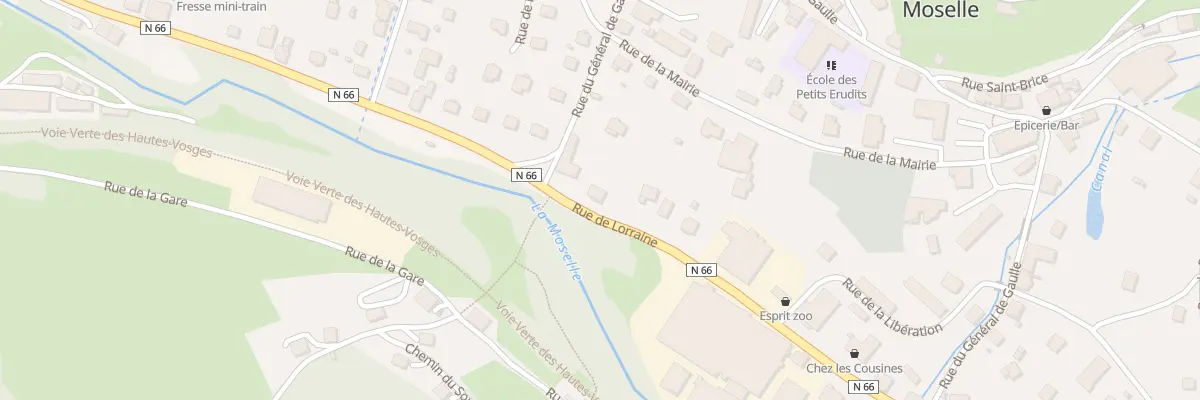 Plan du 16 Rue de Lorraine à Fresse-sur-Moselle