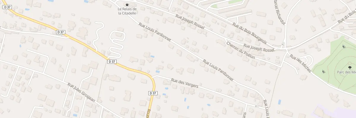 Plan du 35 Rue Louis Pardonnet à Montbéliard