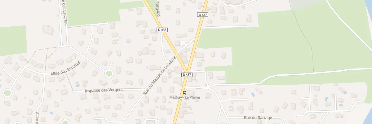 Plan du 40 Grande Rue à Mathay
