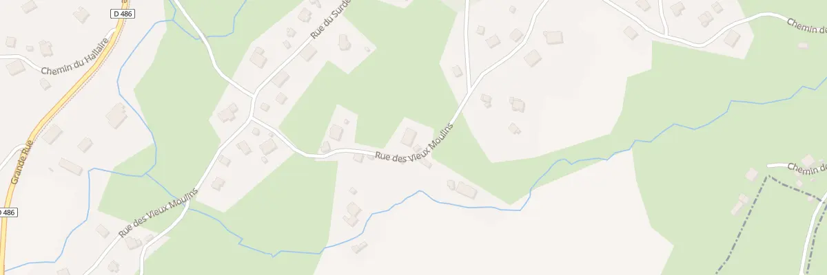 Plan du 19 Rue des Vieux Moulins au Ménil
