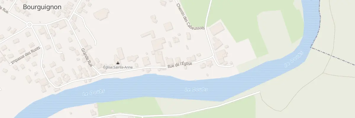 Plan du 19 Rue de l’Église à Bourguignon