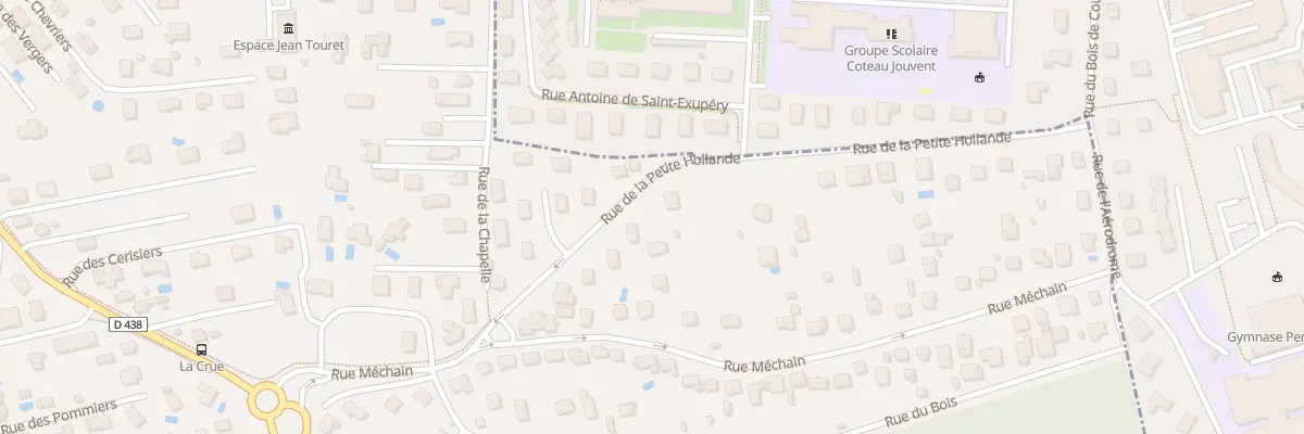 Plan du 8 Rue de la Petite Hollande à Courcelles-lès-Montbéliard