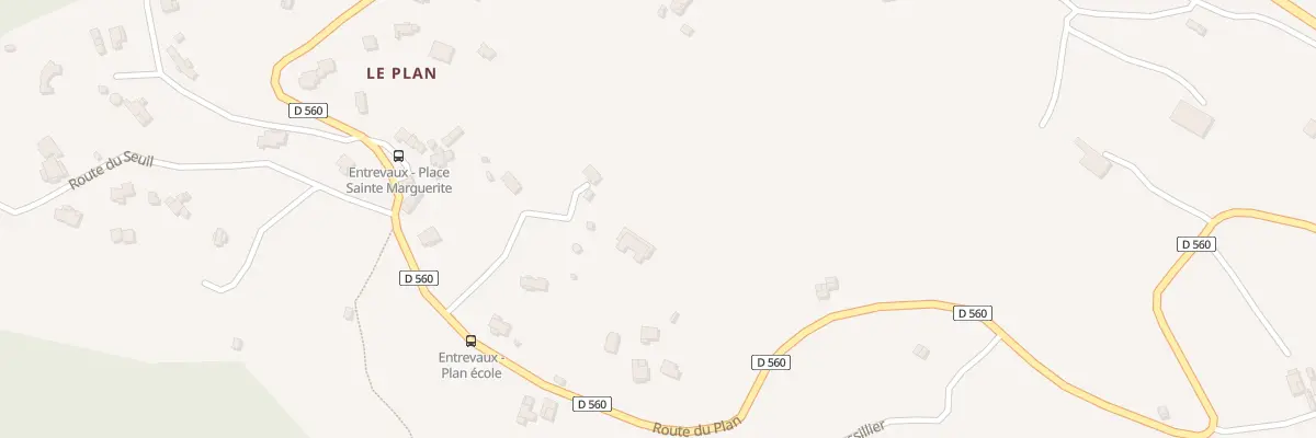 Plan du 1178 Rte du Plan à Entrevaux