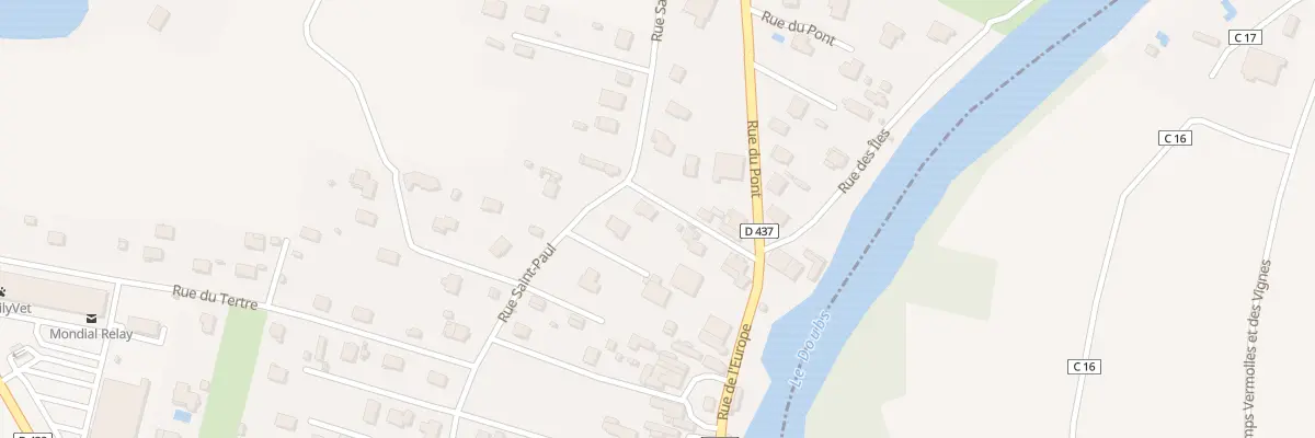 Plan du 564 Rue de Saint Paul à Mathay
