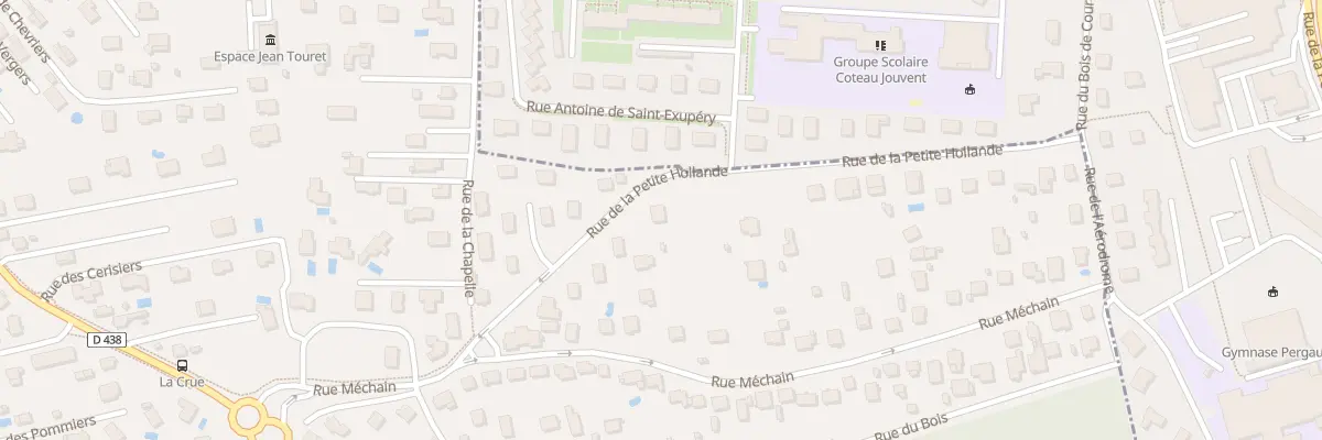 Plan du 10 Rue de la Petite Hollande à Courcelles-lès-Montbéliard