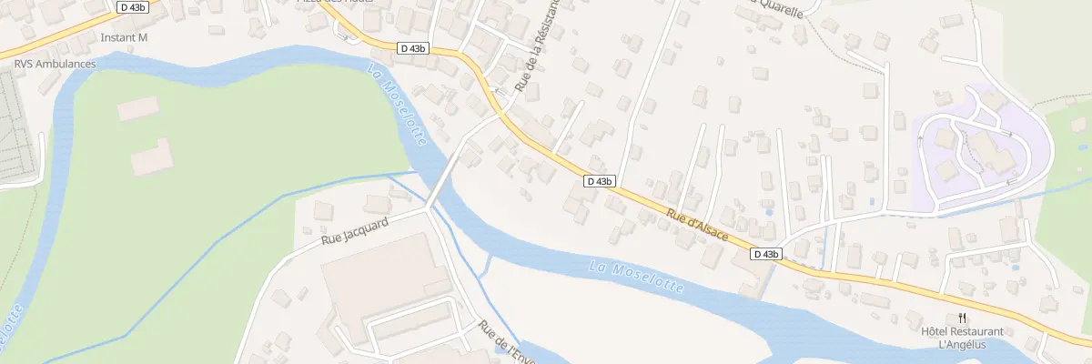 Plan du 66 Rue d’Alsace à Saulxures-sur-Moselotte