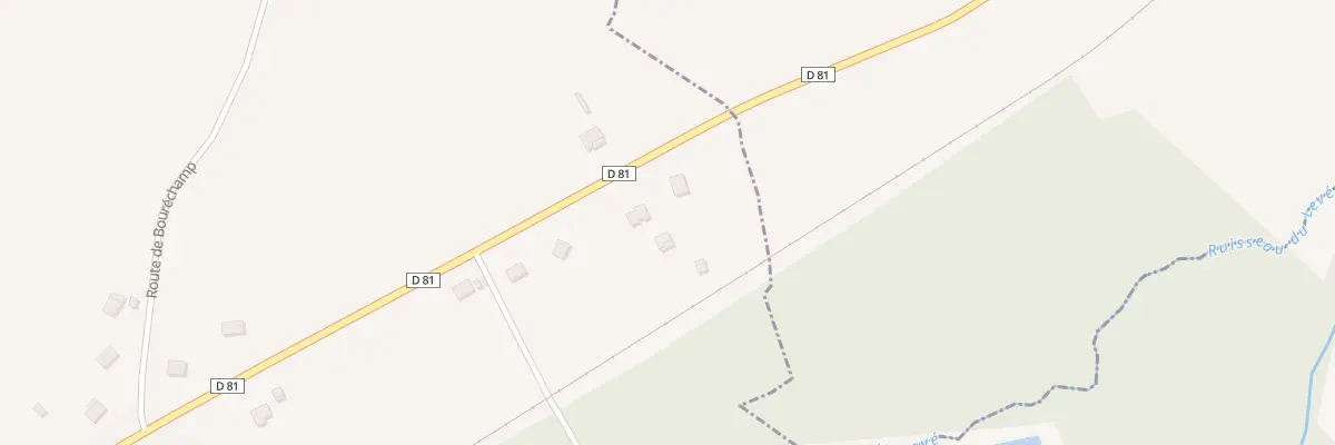 Plan du 640 Rte de les Poulieres à La Chapelle-devant-Bruyères