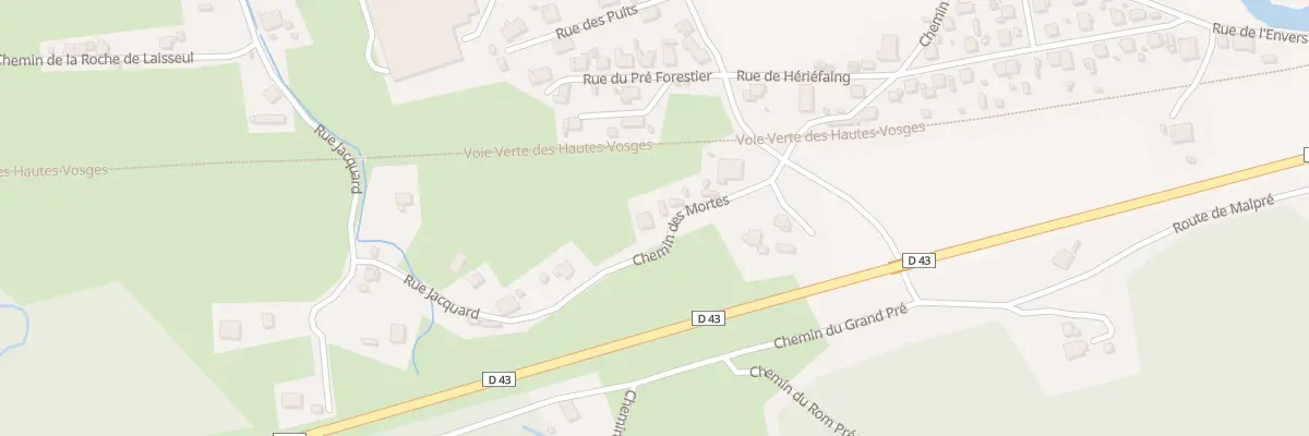 Plan du 348 Che des Mortes à Saulxures-sur-Moselotte