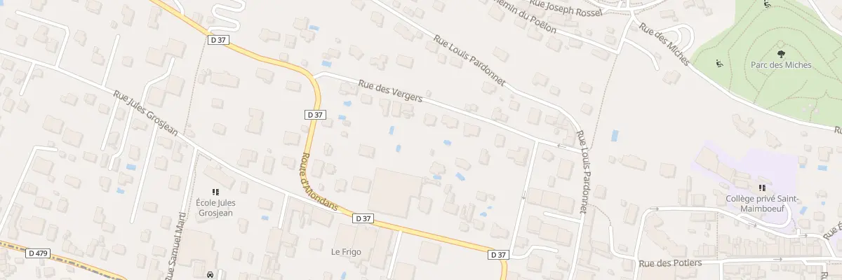 Plan du 13 Rue des Vergers à Montbéliard