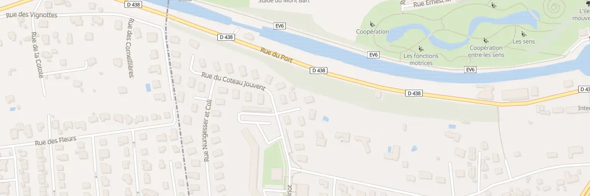 Plan du 64 Rue du Coteau Jouvent à Montbéliard