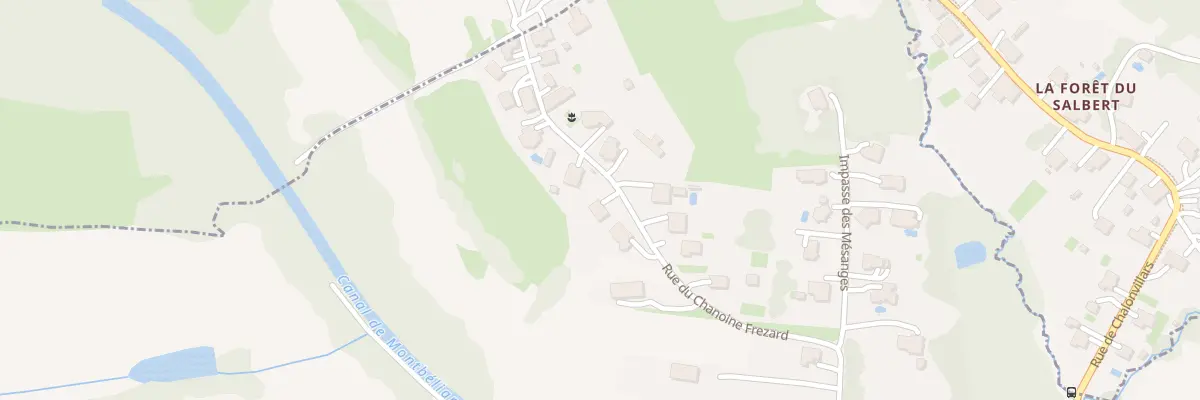 Plan du 9 Rue du Chanoine Frezard à Châlonvillars
